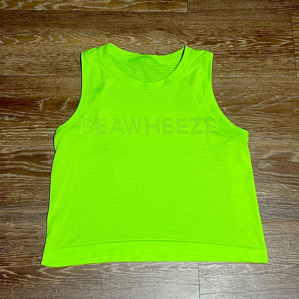 Lululemon Seawheezee Reflective Crop Top